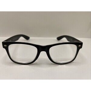 grinderPunch Reading Eyeglasses ST7958R-BLK Designer Fashion Black +4.00